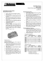 Предварительный просмотр 3 страницы Gefa Automax SuperNova Series Installation, Operating,  & Maintenance Instructions