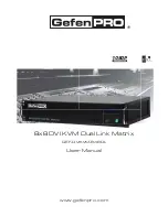 Предварительный просмотр 1 страницы Gefen Pro GEF-DVIKVM-848DL User Manual