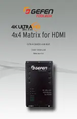 Gefen TOOLBOX GTB-HD4K2K-444-BLK User Manual preview