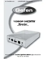 Gefen 1080P HDMI User Manual предпросмотр