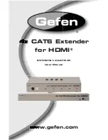 Предварительный просмотр 1 страницы Gefen 4x CAT6 User Manual