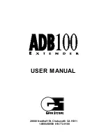 Предварительный просмотр 1 страницы Gefen ADB-100 User Manual