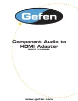 Gefen COMPAUD-2-HDMI User Manual preview