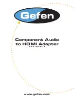 Preview for 1 page of Gefen COMPAUD-2-HDMIN User Manual