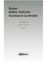 Предварительный просмотр 1 страницы Gefen Digital Audio Switcher User Manual