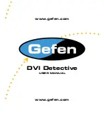 Gefen DVI-EDID User Manual preview