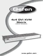 Gefen DVIKVM-444N User Manual preview