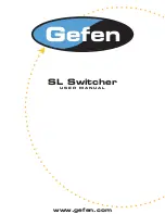 Предварительный просмотр 1 страницы Gefen ex-tend-it SL Switcher User Manual