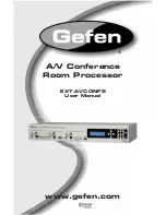 Preview for 1 page of Gefen EXT-AVCONFS User Manual