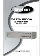 Gefen EXT-CAT5-1600A User Manual preview