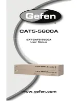 Предварительный просмотр 1 страницы Gefen EXT-CAT5-5600A User Manual