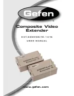 Gefen EXT-COMPOS ITE -141N User Manual preview