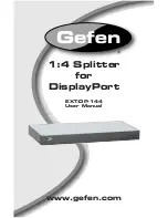 Gefen EXT-DP-144 User Manual preview