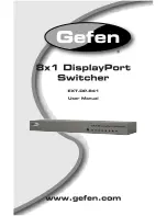 Gefen EXT-DP-441 User Manual предпросмотр