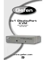 Preview for 1 page of Gefen EXT-DPKVM-241 User Manual