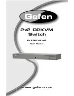 Preview for 1 page of Gefen EXT-DPKVM-422 User Manual