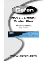 Preview for 1 page of Gefen EXT-DVI-2-HDSDISP User Manual