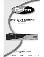 Preview for 1 page of Gefen EXT-DVI-848 User Manual