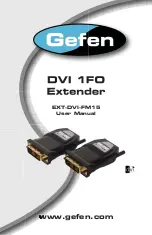 Preview for 1 page of Gefen EXT-DVI-FM15 User Manual