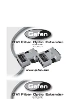 Gefen EXT-DVI-FMP User Manual preview