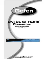 Gefen EXT-DVIDL-2-HDMIR User Manual preview