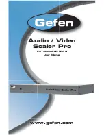 Preview for 1 page of Gefen EXT-GSCALER-PRON User Manual