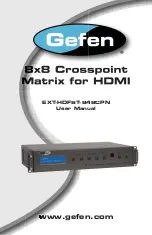 Preview for 1 page of Gefen EXT-HDFST-848CPN User Manual