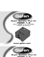 Gefen EXT-HDMI 1.3.141SBP User Manual preview