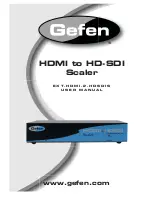 Preview for 1 page of Gefen EXT-HDMI-2-HDSDIS User Manual