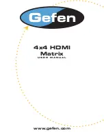 Gefen EXT-HDMI-444 User Manual предпросмотр