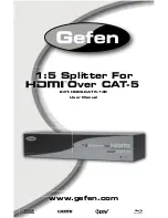 Gefen EXT-HDMI-CAT5-145 User Manual preview