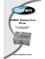 Preview for 1 page of Gefen EXT-HDMI-EDIDP User Manual