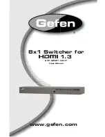 Gefen EXT-HDMI1.3-841 User Manual preview