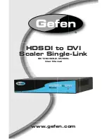 Preview for 1 page of Gefen EXT-HDSDI-2-DVISSL User Manual