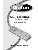 Gefen EXT-MHDMI1.3-148 User Manual preview