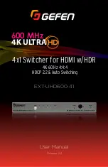 Gefen EXT-UHD600-41 User Manual preview