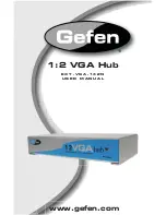 Preview for 1 page of Gefen EXT-VGA -142N User Manual