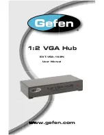 Gefen EXT-VGA-142N User Manual preview