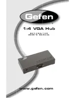 Gefen EXT-VGA -145 User Manual предпросмотр