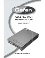 Preview for 1 page of Gefen EXT-VGA-2-DVISP User Manual