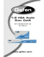 Preview for 1 page of Gefen EXT-VGAAUD-CAT5-142 User Manual