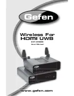 Gefen EXT-WHDMI User Manual предпросмотр