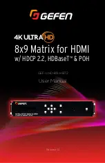 Gefen GEF-UHD-89-HBT2 User Manual preview