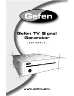 Предварительный просмотр 1 страницы Gefen GEFENTV-SIGGEN User Manual