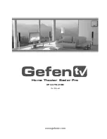 Preview for 1 page of Gefen GTV-HTS-PRO User Manual