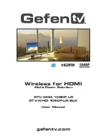 Gefen GTV-WHD-1080P-LR User Manual preview