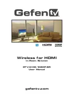 Gefen GTV-WHD-1080P-SR User Manual preview