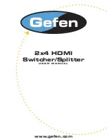 Gefen HDMI-244 User Manual preview