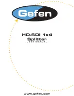 Gefen HDSDI-144 User Manual preview