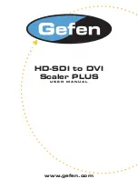 Gefen HDSDI-2-DVISP User Manual предпросмотр